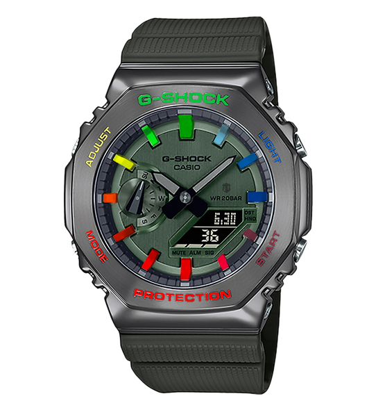 Casioak Steel Green| Mark 02 | Rainbow Indices & Case