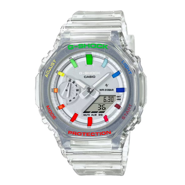 Casioak Jelly W | Mark 02 | Rainbow Indices & Green Case
