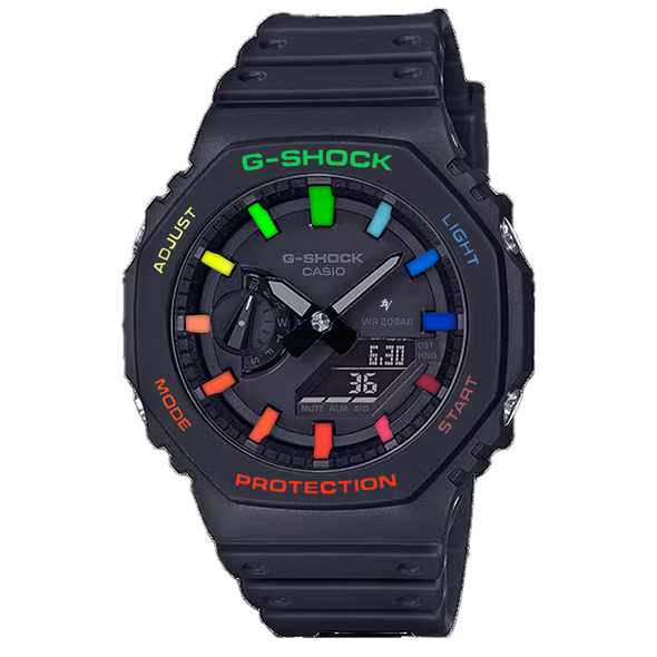 Casioak Black | Mark 02 | Rainbow Indices & Case