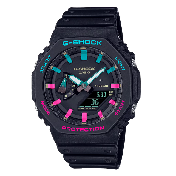 Casioak Black | Mark 01 | Blue / Pink Indices & Case