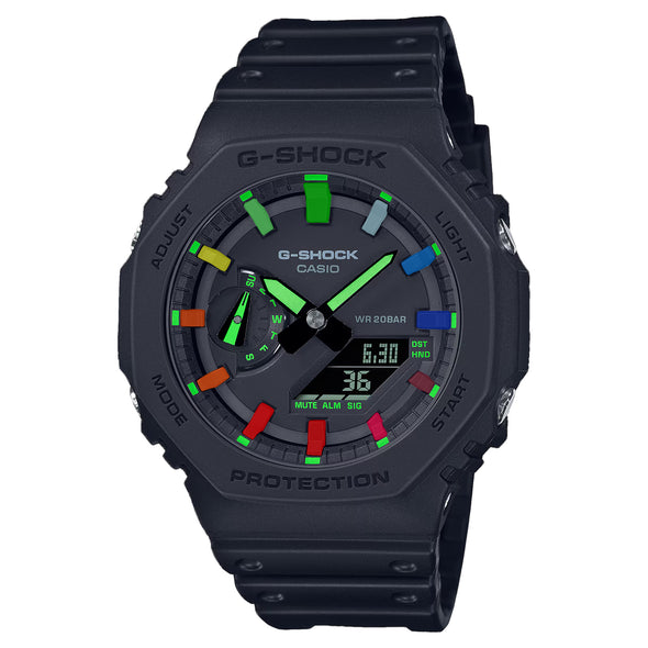 Casioak Black-Green | Mark 02B | Fluo Rainbow Indices