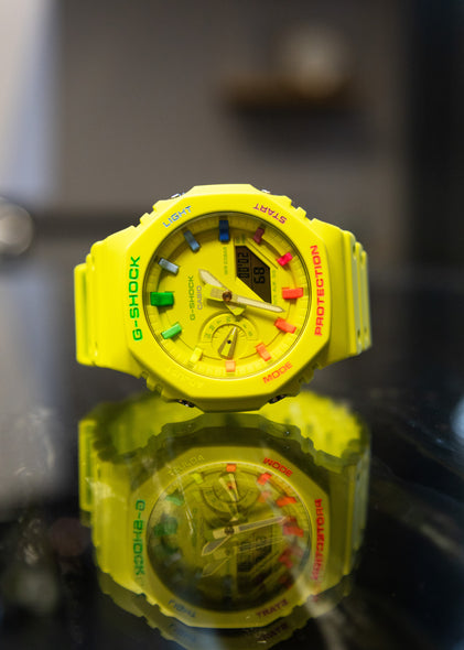 Casioak Lime | Mark 02 | Rainbow Case & Indices