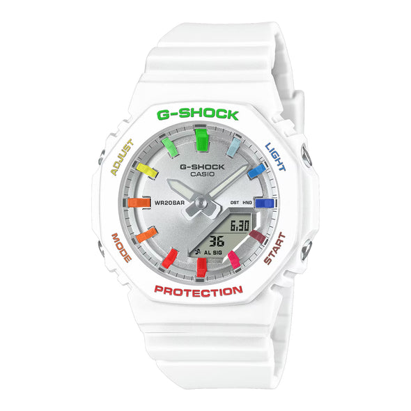 Casioak Full White-Silver W | Mark 02 | Rainbow Indices & Case