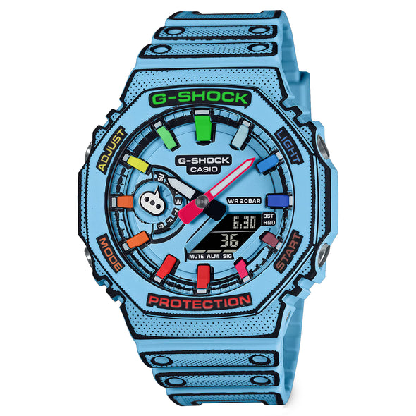 Casioak Manga Blue | Mark 02 | Rainbow Indices & Case