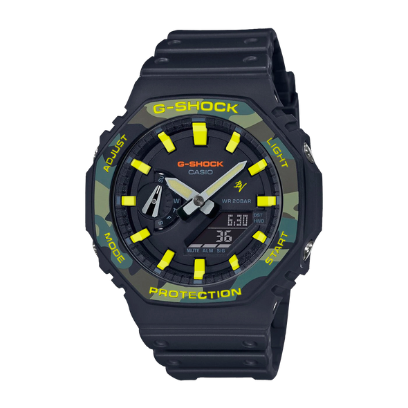 Casioak Camouflage | Mark 01B | Yellow Indices & Case